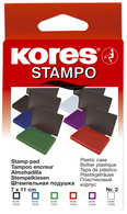 Kores Stempelkissen STAMPO, (B)110 x (T)7 mm, rot