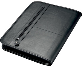 Alassio Ringbuchmappe LIMONE, DIN A4, Echt Leder, schwarz