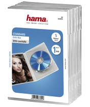 hama DVD-Leerhülle, Jewel Case, weiß