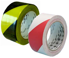 3M Weich-PVC-Klebeband 767i, rot/weiß