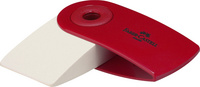 FABER-CASTELL Kunststoff-Radierer SLEEVE, rot / blau