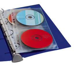 DURABLE CD-/DVD-Hülle COVER LIGHT S, für 4 CDs, PP