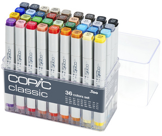 COPIC Profi Marker, 36er Basis Set