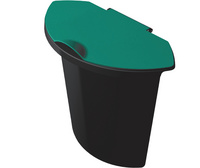 helit Papierkorb the german, 45 Liter, PE, rot