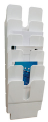 DURABLE Wand-Prospekthalter-Set FLEXIPLUS 6, A4, 6 Fächer