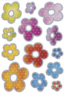 HERMA Sticker DECOR Blumen Silberprägung