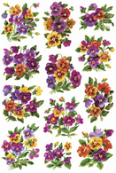 HERMA Sticker DECOR Blumen Silberprägung