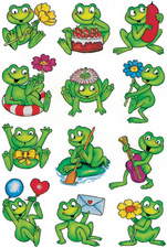 HERMA Sticker DECOR Frösche