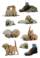 HERMA Sticker DECOR Hundewelpen