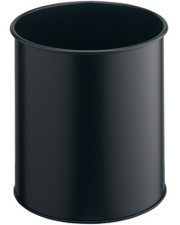 DURABLE Papierkorb METALL, rund, 15 Liter, anthrazit