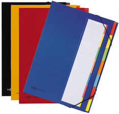 PAGNA Ordnungsmappe DESKORGANIZER Color, 7 Fächer, blau