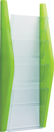 helit 4er Wand-Prospekthalter the arc, DIN A5 hoch,limette