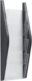 helit 4er Wand-Prospekthalter the arc, DIN A5 hoch,limette
