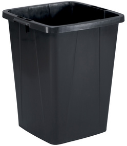 DURABLE Abfallbehälter DURABIN 90, quadratisch, grau