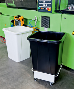 DURABLE Abfallbehälter DURABIN 90, quadratisch, grau