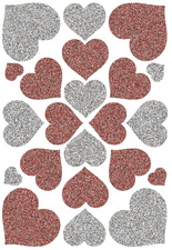 HERMA Sticker MAGIC Punkteherzen, Folie