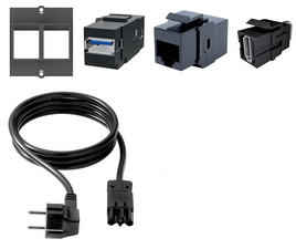 BACHMANN USB 3.0 Keystone Typ A, Kupplung - Kupplung