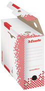 Esselte Archiv-Schachtel SPEEDBOX, DIN A4, weiß/rot,(B)100mm