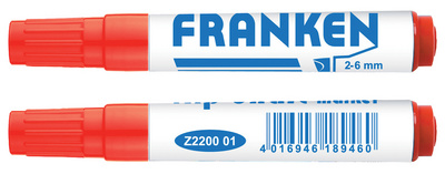 FRANKEN Flipchart Marker, Strichstärke: 2-6 mm, rot