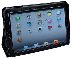 Alassio Portfolio für iPad Mini, Nappaleder, schwarz