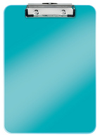LEITZ Klemmbrett WOW, DIN A4, Polystyrol, blau-metallic