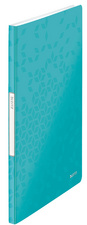 LEITZ Sichtbuch WOW, A4, PP, mit 20 Hüllen, eisblau