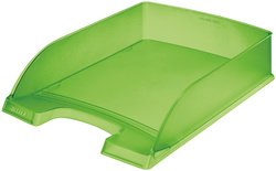 LEITZ Briefablage Plus Standard, A4, Polystyrol, gelb frost