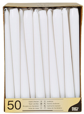 PAPSTAR Leuchterkerzen, 22 mm, rot, 50er Pack