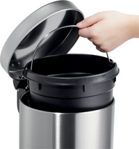 helit Tret-Abfalleimer the silent, 20 Liter, schwarz