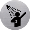 helit Piktogramm the badge WC Behinderte, rund, silber