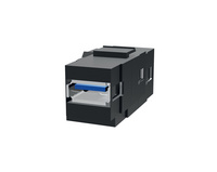 BACHMANN Blindabdeckung für Keystone Modul, schwarz
