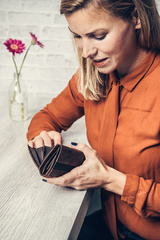 Alassio Damen-Geldbörse, Leder, dunkelbraun