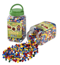 Hama Bügelperlen maxi Volltonmix, in Dose