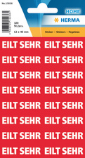 HERMA Textetiketten MIT LUFTPOST, 12 x 40 mm, blau / weiß