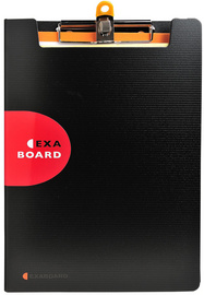 EXACOMPTA Klemmbrett-Mappe EXABOARD, DIN A4, PP, schwarz