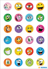 HERMA Sticker DECOR Lustige Gesichter
