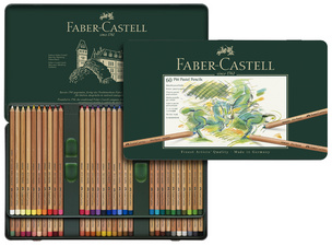 FABER-CASTELL Buntstifte PITT PASTELL, 12er Metalletui