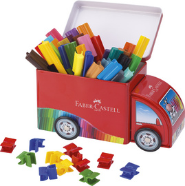 FABER-CASTELL Fasermaler CONNECTOR PEN, 33er Truck