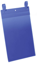 DURABLE Gitterboxtasche, mit Lasche, A4 quer, blau