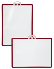 DURABLE Infotafel SHERPA, DIN A4, Profilrahmen rot