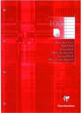 Clairefontaine Arbeitsblock, DIN A4, liniert, 100 Blatt