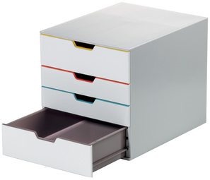 DURABLE Schubladenbox VARICOLOR 4 SAFE, mit 4 Schubladen