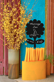 Securit Kreidetafel SILHOUETTE Blume
