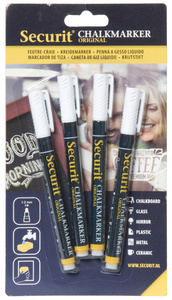 Securit Kreidemarker ORIGINAL SMALL, 4er Set