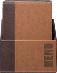 Securit Speisekarten-Mappe TRENDY, A4, hellbraun, 20er Box