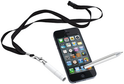 WEDO Eingabestift 3-in-1 TERZO mit Lanyard, weiß