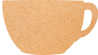 Securit Korktafel SILHOUETTE Tasse