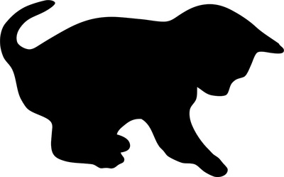 Securit Kreidetafel SILHOUETTE Katze