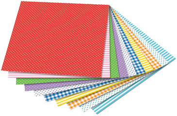 folia Faltblätter Basic Intensiv, 150 x 150 mm, 50 Blatt