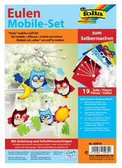 folia Mobile-Set Eulen, 19-teilig